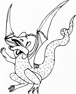 Kids coloring pages, free dragon coloring pictures, dinosaur