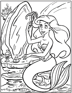 Coloring Pages Of The Little Mermaid 27 | Free Printable Coloring