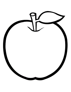 10 Apples Coloring Pages