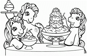 Coloring Pages Cartoon My Little Pony Printable Free For Kids & Boys #