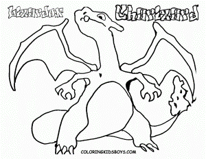 Coloring Pages Pokemon Free Coloring Page 236139 Charizard