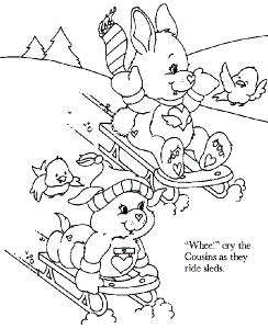 cousins Colouring Pages (page 2)