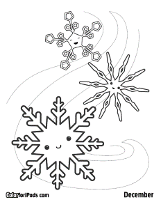 Free Coloring Pages Snowflakes