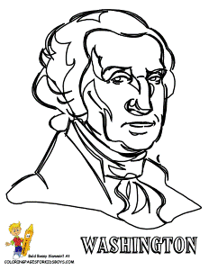 Fierce Presidents Coloring Pages| Free | Presidents Day Coloring