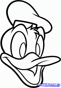 How to Draw Donald Duck Easy, Step by Step, Disney Characters