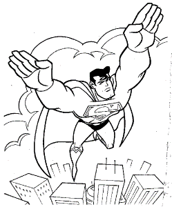 Superman Coloring Pages | Fantasy Coloring Pages