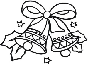 Online Christmas Bells Coloring Page | Laptopezine.