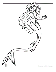 merman?s Colouring Pages (page 2)