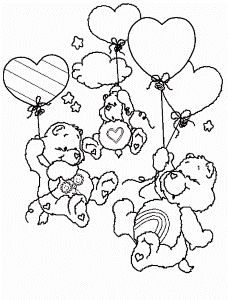 Coloring Care Bear | Care Bears Coloring Pages | Care Bear