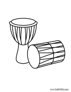 drums-coloring-page | Music Workshops 2013