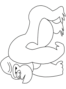 Ape Coloring Pages Download - Kids Colouring Pages