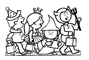 Preschool Halloween Coloring Pages for Kids | Free Coloring Pages