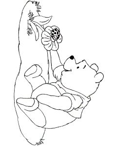 Winnie The Pooh And Ladybug Coloring Page | Free Printable