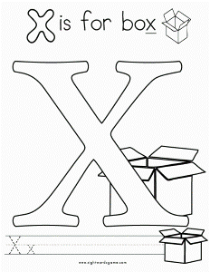 Letter X Coloring Page | Coloring Pages