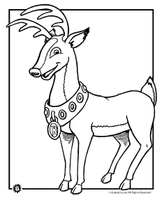 Rudolph Chirstmas Coloring Page: Rudolph Christmas Coloring Pages