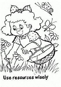 Daisy Girl Scout Coloring Pages Free 237 | Free Printable Coloring