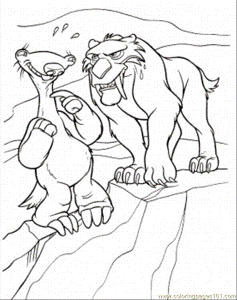iceage sid Colouring Pages