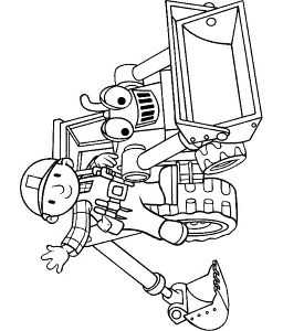 Bob The Builder Muck - Bob the builder Coloring Pages : Coloring