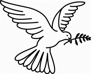 Dove of Peace coloring page | Dove of Peace - ClipArt Best