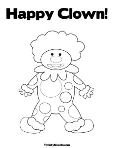 Clown With Balloons Circus Clowns Color Page Coloring Pages Color