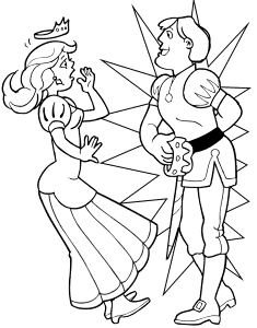 Prince Of Frogs Like To Kiss Princess Tiana Coloring Pages