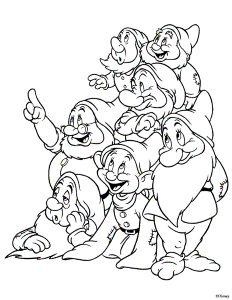 7 Dwarfs Coloring Pages - Free Printable Coloring Pages | Free