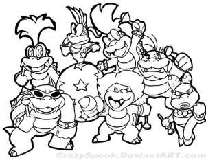 Super Mario Bros Coloring Pages - Free Printable Coloring Pages