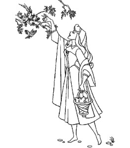 Coloring pages the sleeping beauty - picture 12