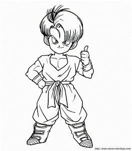 Coloring Pages Of Dragon Ball Gt 306 | Free Printable Coloring Pages