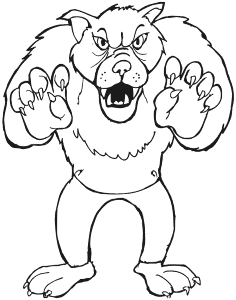 wolf 11 Colouring Pages