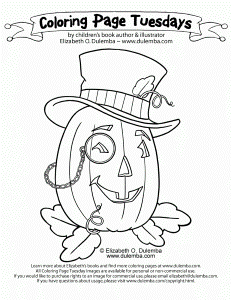 dulemba: Coloring Page Tuesday - Steam Pumpkin!