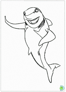 free shark tale coloring pages | Coloring Pages