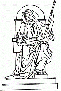 King Solomon Throne Coloring Page - NetArt