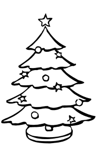 Coloring Pages For Christmas Tree | Christmas Coloring pages of ...