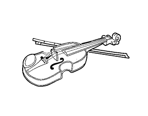 Stradivarius violin coloring page - Coloringcrew.com