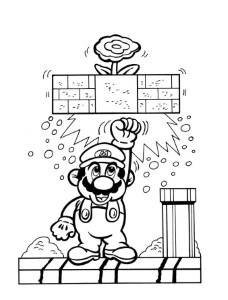 Super Mario Bros. Coloring Pages | Coloring Books at Retro Reprints - The  world