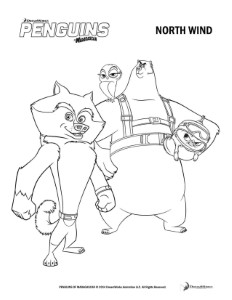 Coloring Pages Penguins Of Madagascar - High Quality Coloring Pages