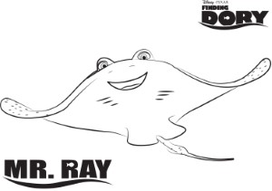 Dory - Finding Dory Printable Coloring Page