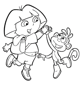 dora coloring pages Only Coloring Pages for Dora Coloring Sheets ...