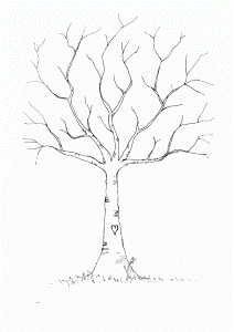 Bare Tree Template to Download & Print