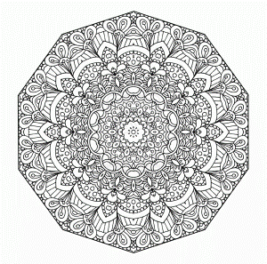Printable Hard Abstract Coloring Pages - High Quality Coloring Pages