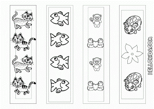 Printable Bookmarks Coloring Pages - High Quality Coloring Pages