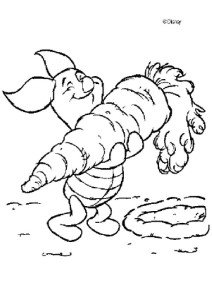 Winnie The Pooh coloring pages - Piglet
