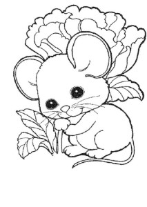 Cute Mouse and Rat Baby Coloring Pages | Bulk Color