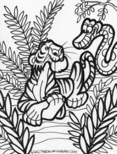 Jungle Coloring Pages (9) - Coloring Kids