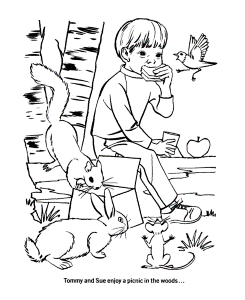 Earth Day Coloring Pages - Country environmental awareness 1