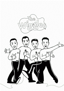 The Wiggles Coloring Page