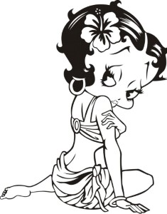 Free Printable Betty Boop Coloring Pages For Kids