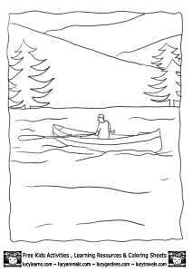 Boat Coloring Page,Lucy