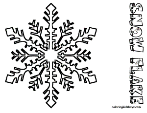 Snowflake Coloring Pages Snowflake Coloring Pages Snowflake ...